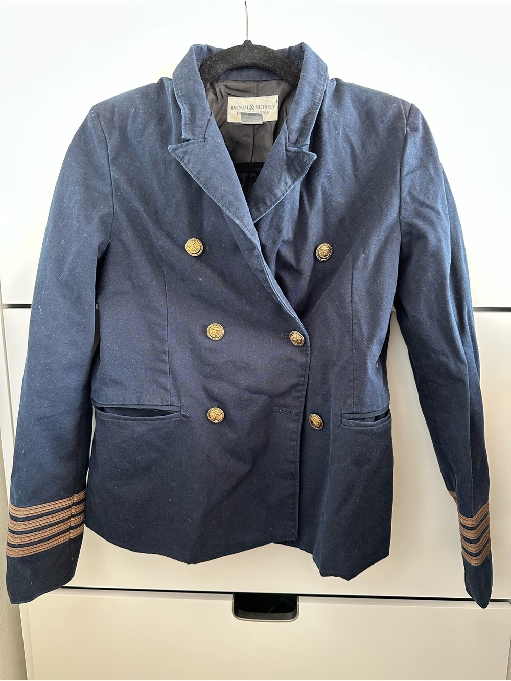 Polo by Ralph Lauren Navy Double-Breasted Gold-Button Blazer